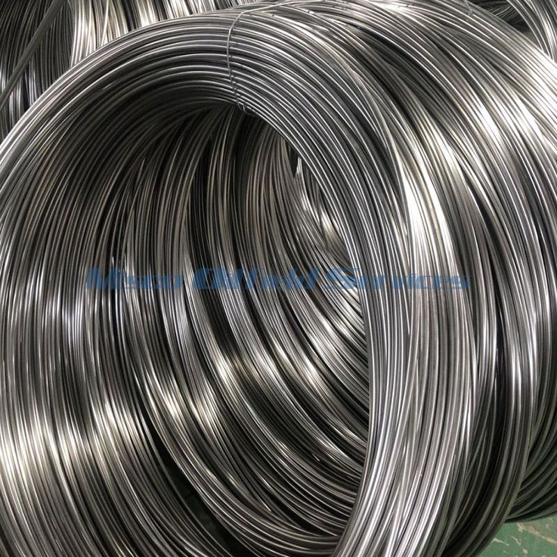 S30400/S31600 chemical industry Seamless Coiled Tubing up to 120kgs/coil