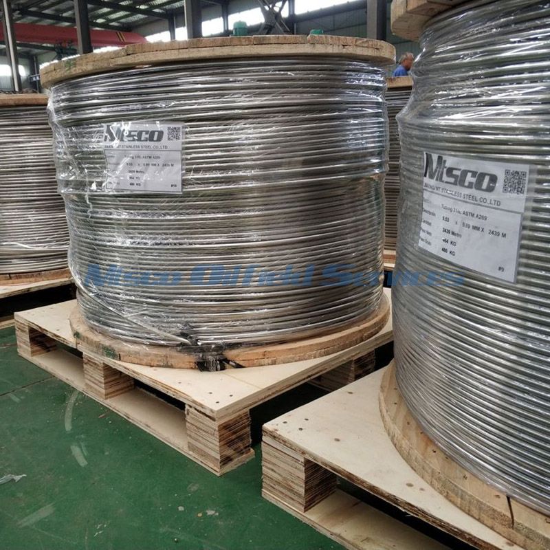 ASTM A789 Duplex Steel S32205/2205 Single Core Geothermal Coiled Tubing with BV