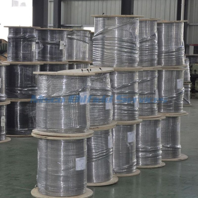 Stainless Steel 316L/316Ti Bright Annealed Single Core Seamless Coiled Tubing for Flowline Control