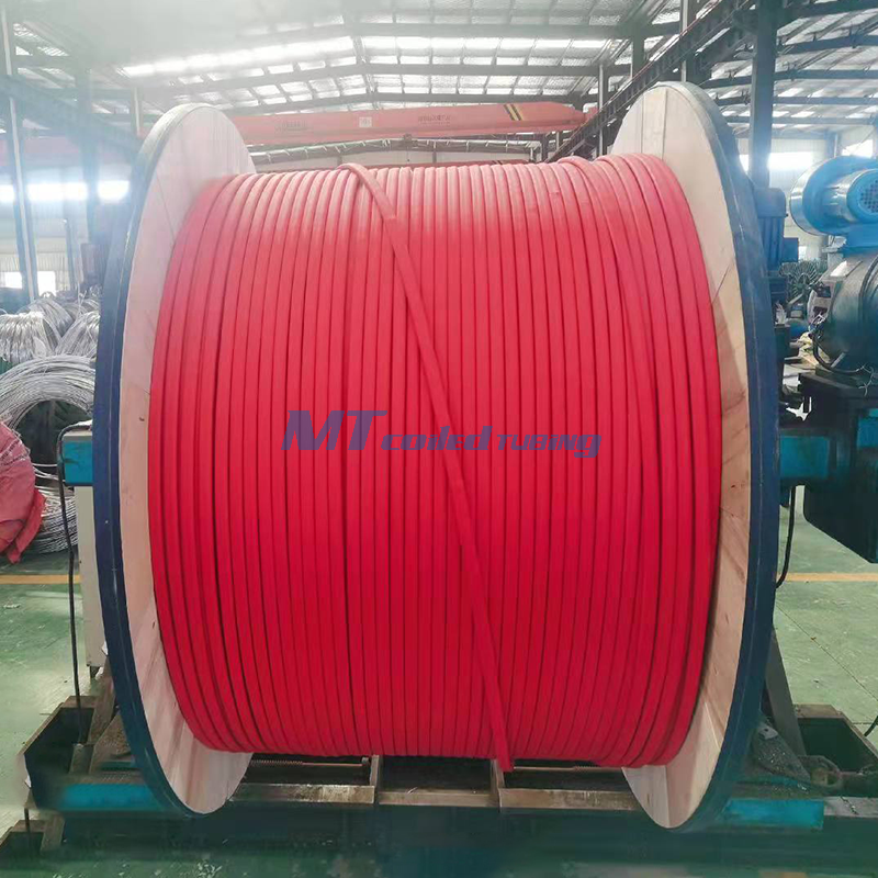 S32750/2507 Duplex Steel Welded Coiled Tubing Control Line Tubing Used in Chemical Injection Line