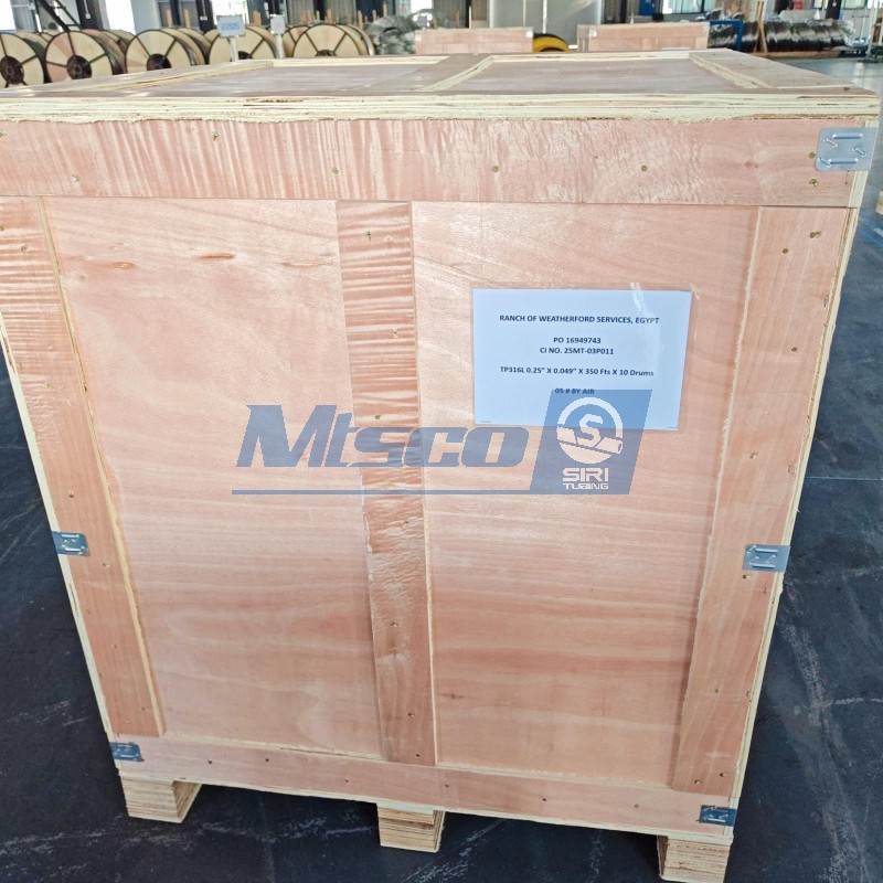 S31803 2205 Welded Capillary Tube 10000m Continuous Length No Butt Weld