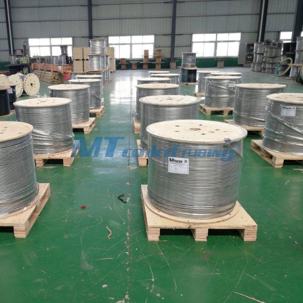 ASTM B704 Nickel Alloy 825/08825 ESP Welded Coiled Tubing with CCS/ABS Used in DDV Control Line