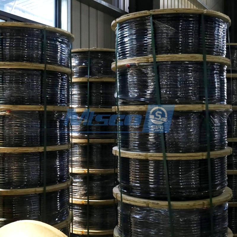 ASTM A789 2507 Duplex Steel coil tubing with FEP Encapsulation