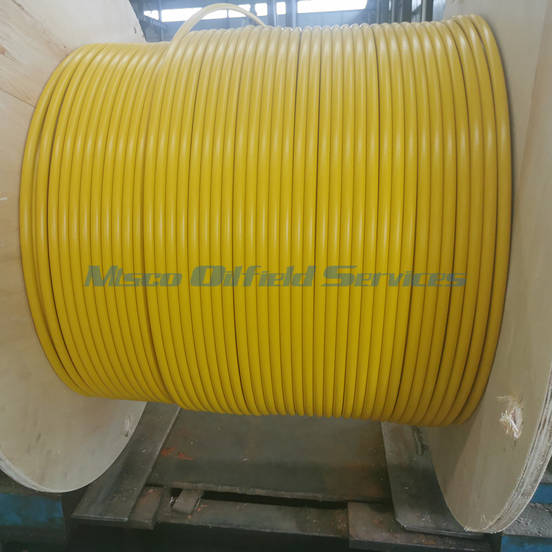 Power Supply Logging Wireline for Oil Downhole Operation with Nickel Alloy Tube