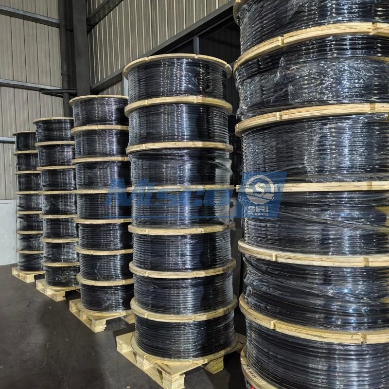 Duplex Steel 2205 Welded Coiled Tubing with PVDF Encapsulation for Harsh Corrosive Environment