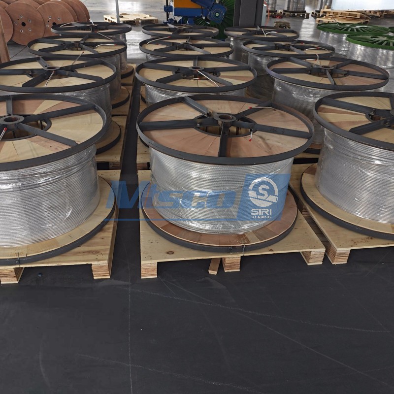 Alloy 825 Welded Capillary Tube Wooden Reel Packing for Oil and Gas