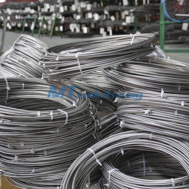 Nickel Alloy 825/625 Sturdy Construction Seamless Coiled Tubing for Aerospace