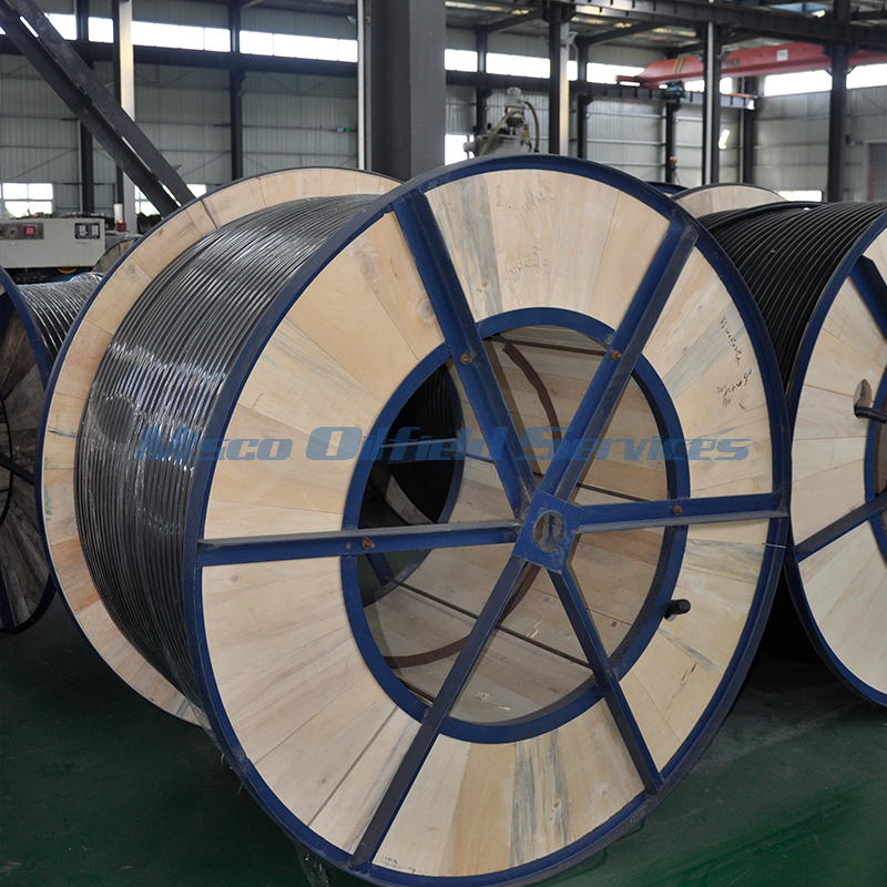 Power Supply Logging Wireline for Oil Downhole Operation with Nickel Alloy Tube