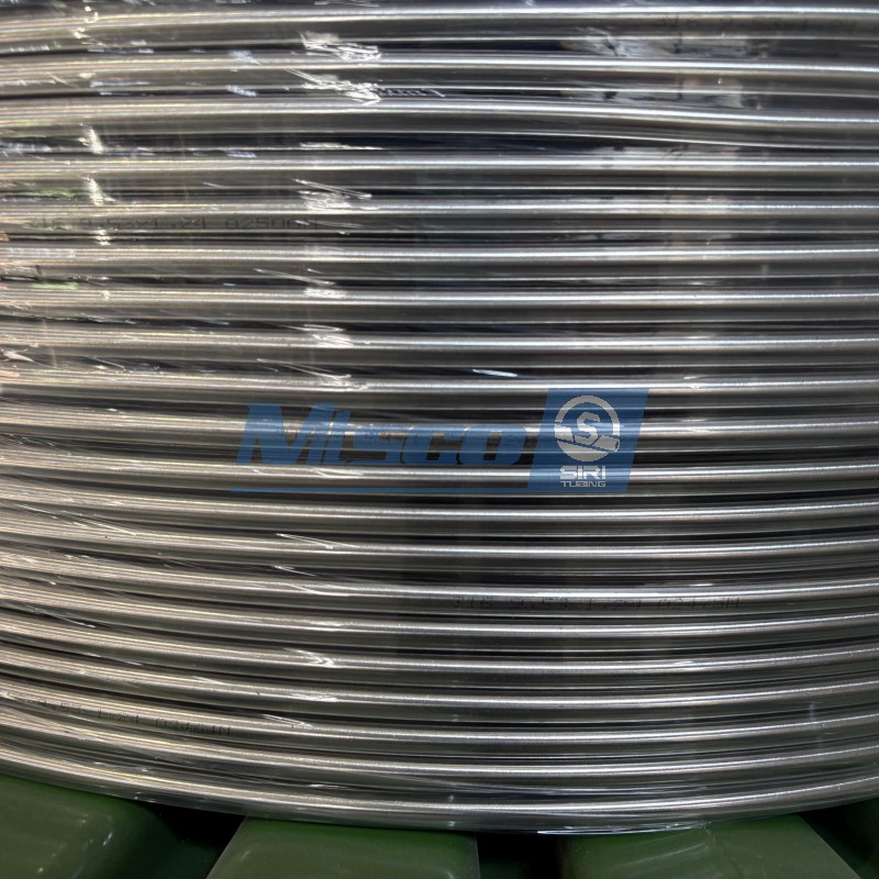 Bright Annealed Alloy 625 Geothermal Coiled Tubing ASTM B704