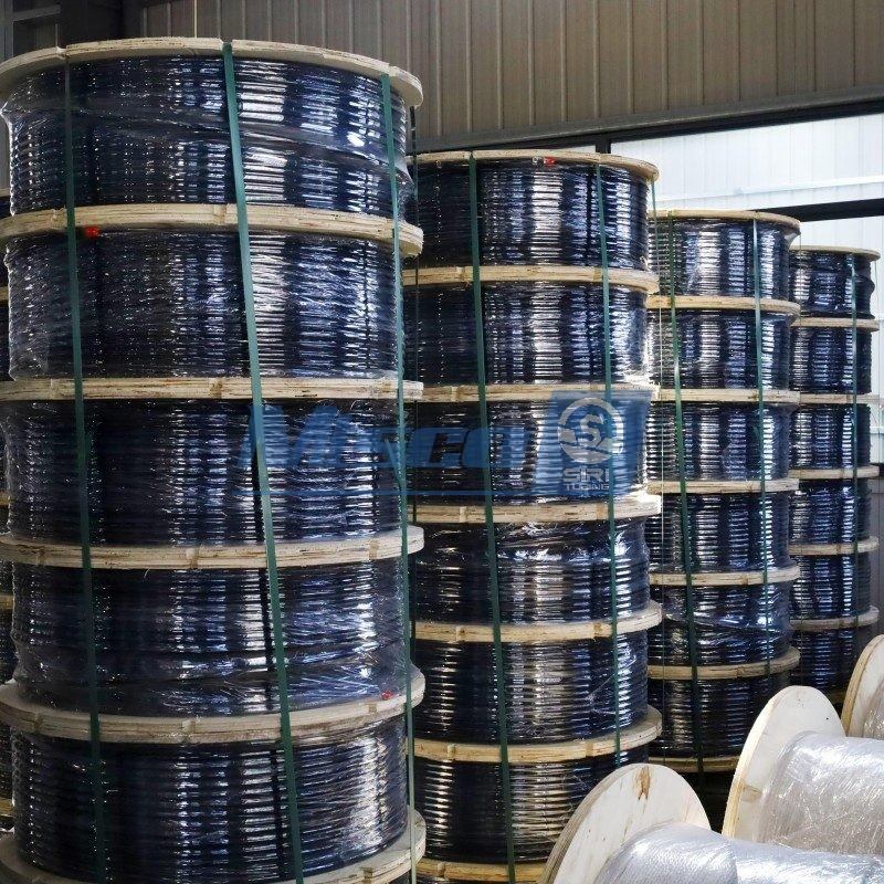 Alloy 825 Welded Tubing Encapsulated Cable 1/4 inch Santoprene TPV 