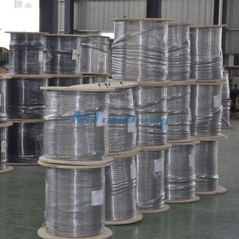 Alloy 200/201 Nickel Alloy Tube Hydraulic Instrument Welded Coiled Tubing in Fuel Line
