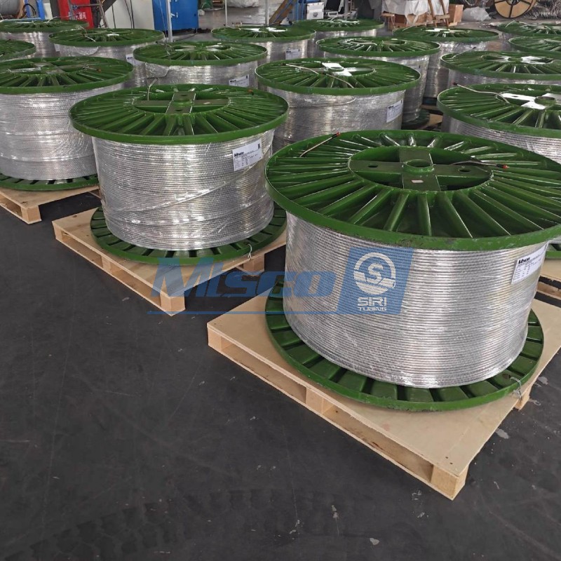 Alloy 825 Welded Capillary Tube Wooden Reel Packing for Oil and Gas