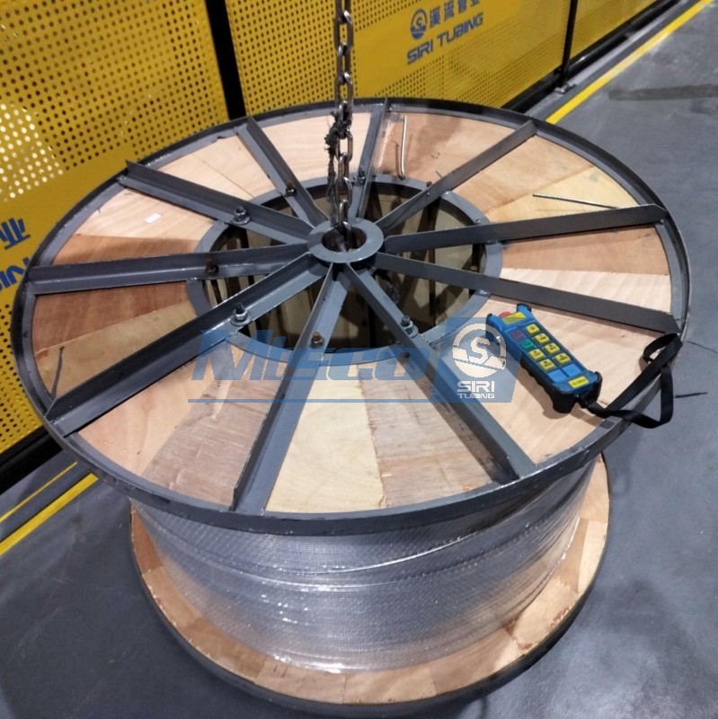 ASTM A269 316L Austenitic Steel Geothermal Coiled Tubing 3/8” 