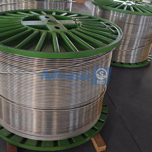 625 Nickel Alloy Bright Annealed Welded Coiled Tubing With Wooden Reel Packing